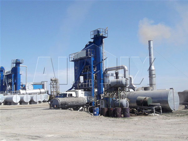Mobile Asphalt Mix Plant
