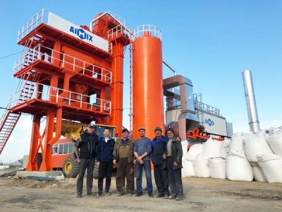 batch type asphalt plant