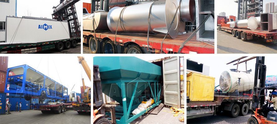 Aimix Nhà cung cấp nhà máy nhựa đường đã xuất khẩu thiết bị sang các nước khác nhau